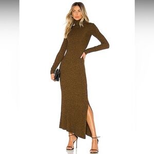 A.L.C. Chocolate Long Sleeve Knit Dress